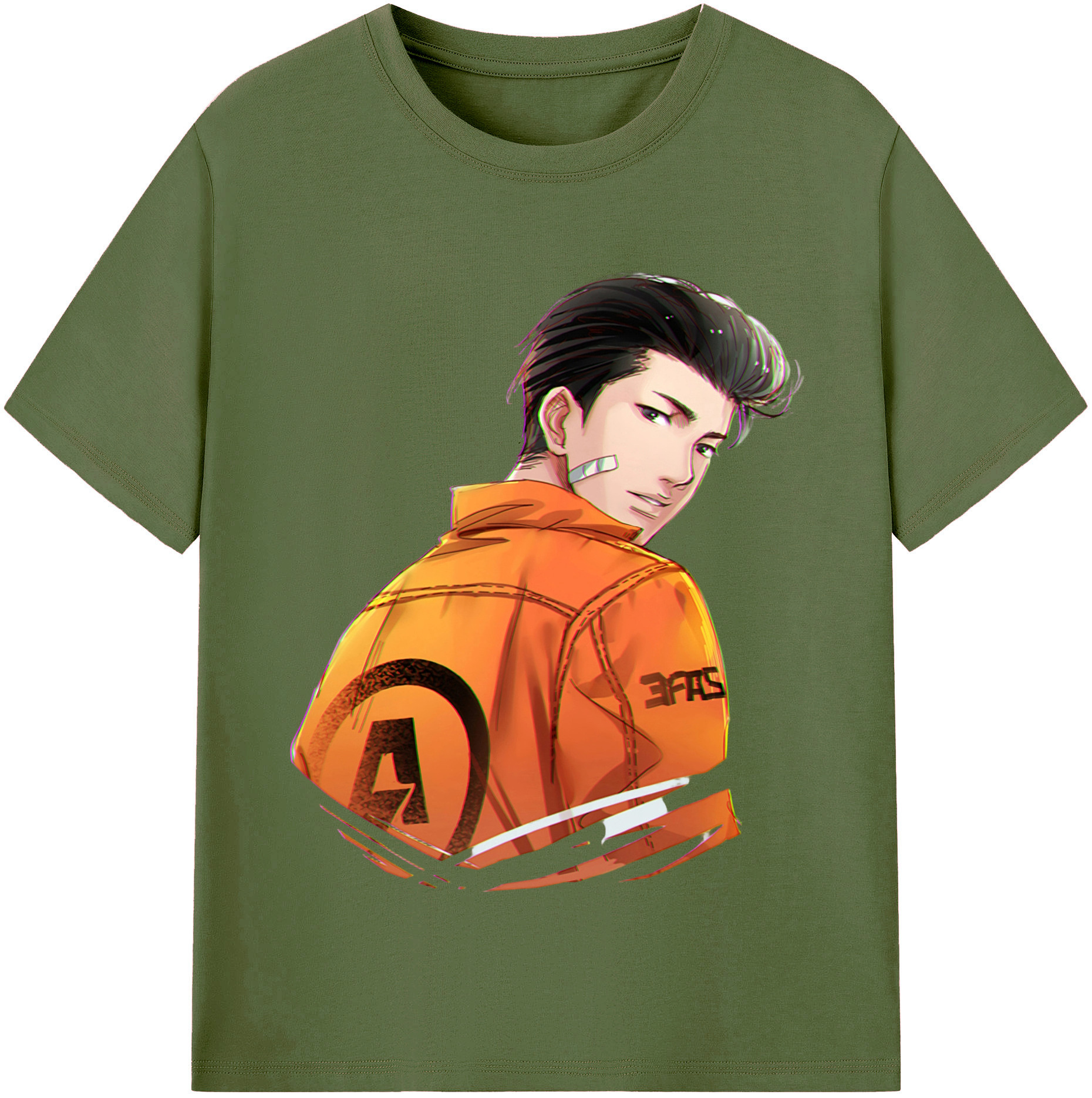 SLAM DUNK／スラムダンク 綿100％半袖Tシャツ（フロントプリント）